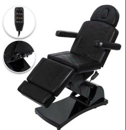 VEVOR 4 Motors Electric Facial Chair Full Electrical Massage Table Dental Bed Aesthetic Adjustable Reclining Chair for Podiatry Tattoo Spa Salon All P