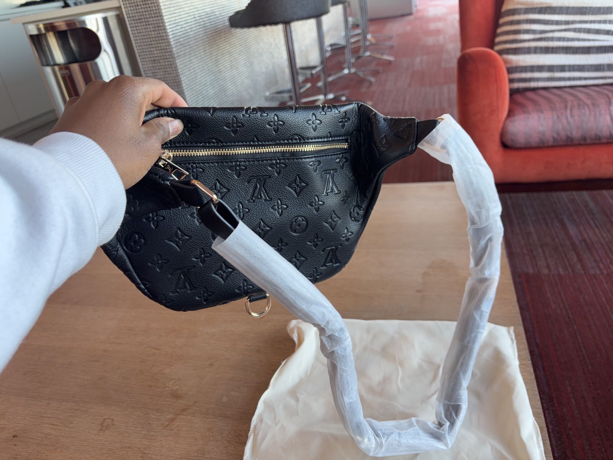 Black Luxury Pouch Bag 