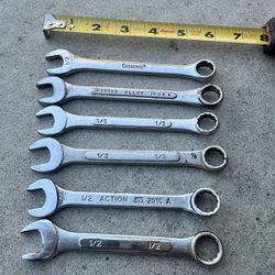 1/2" Combination Wrench Lot-sale. Asking 12.