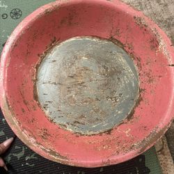 Newborn Photography Prop Wooden Bowl
