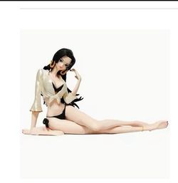 Female Anime Action Black Hair Figure