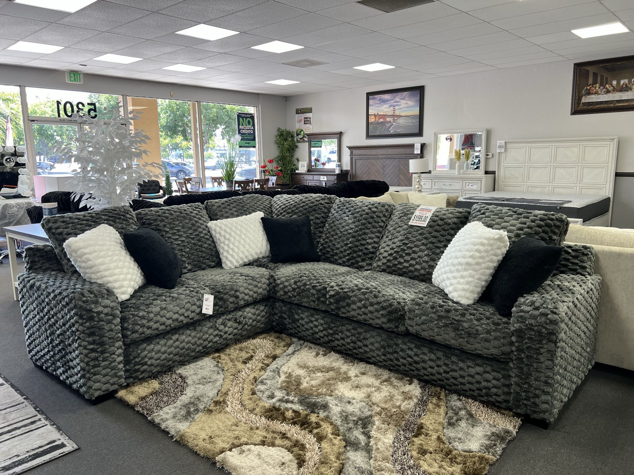 Gray Sofa Sectional 🇺🇸American Made🇺🇸