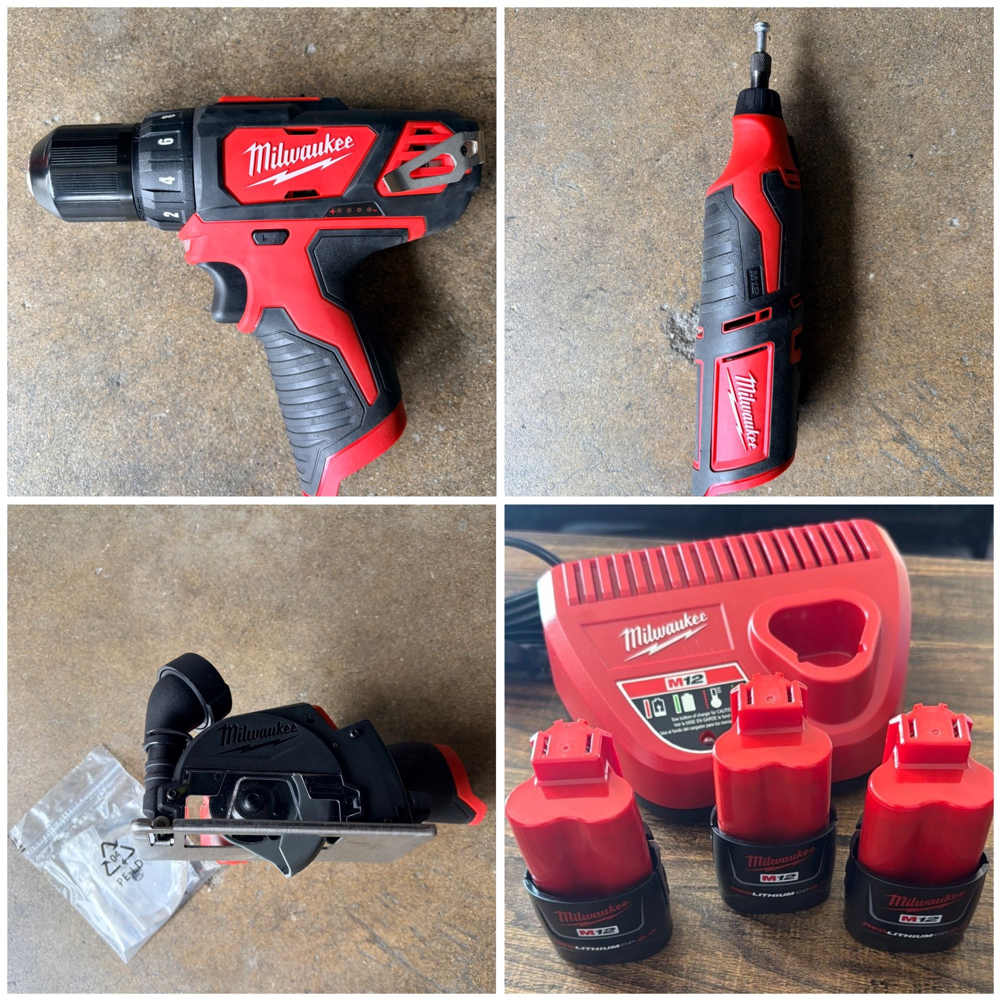 Milwaukee Tools, 3 Batteries And 2 Chargers