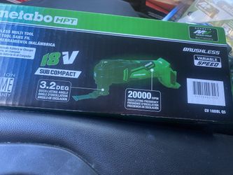 *NEW* Metabo HPT Brushless 18V Oscillating Multi-Tool (CV18DBLQ5M)