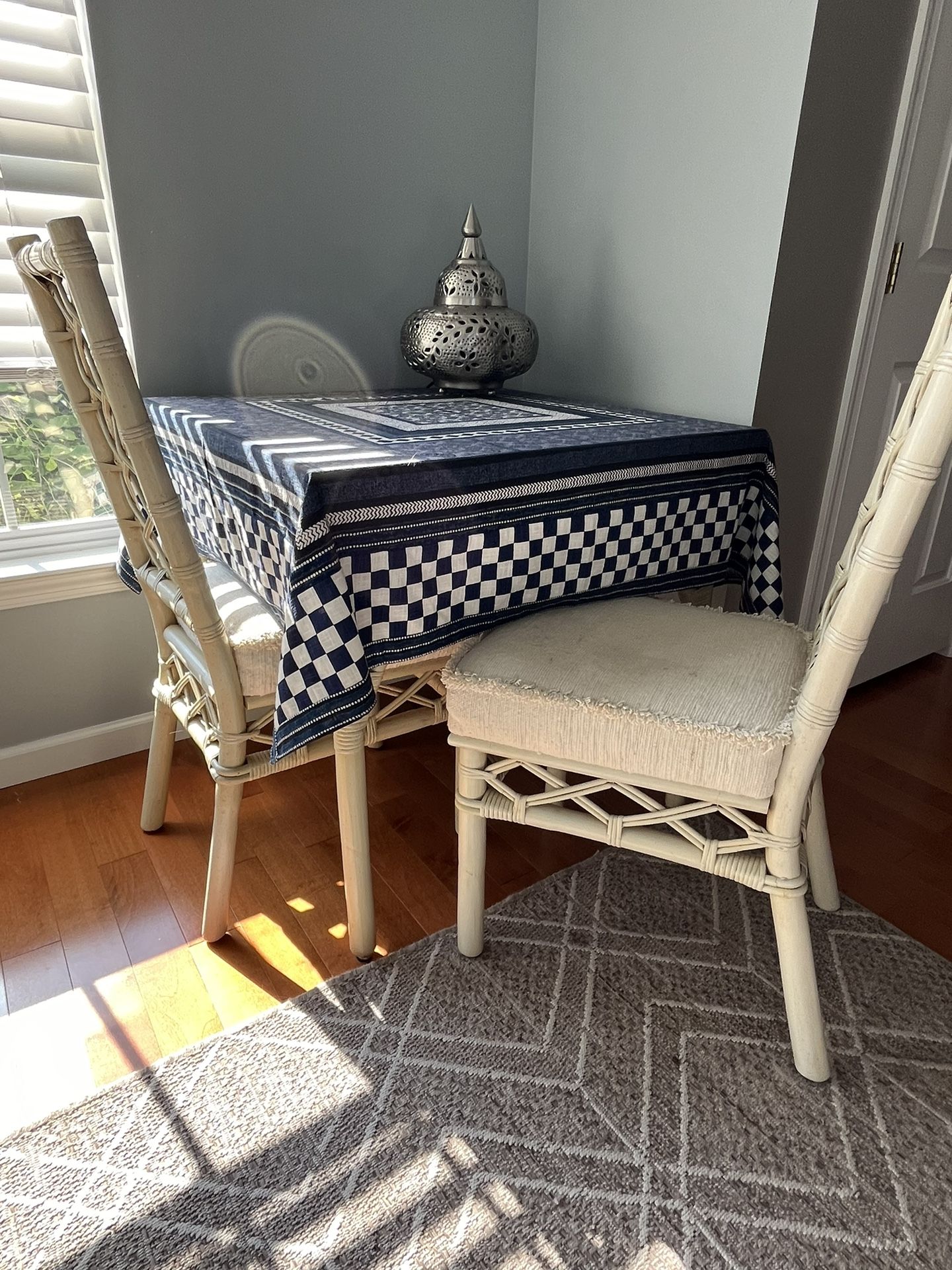 Ficks Reed Vintage Rattan Dining Set