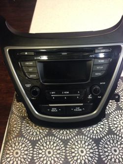 Hyundai Elantra 2014 OEM stereo system