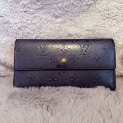 Blue LV Wallet