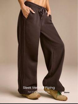GLOWMODE Everyday Fleece Elastic Waist Sweatpants - Chocolate (Small)