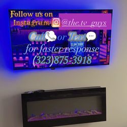 Tv Mounts Fireplace & LED Lights 