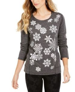 Style & Co winter snowflake sweater