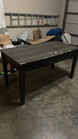 Desk with drawers