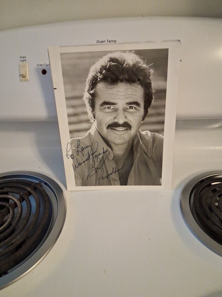 Authentic Signed Photo Of Burt Reynolds