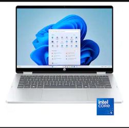 HP - OmniBook 5 Flip 2-in-1 14" 2K Touch-Screen Laptop - Intel Core 5 - 8GB Memory - 512GB SSD - Glacier Silver