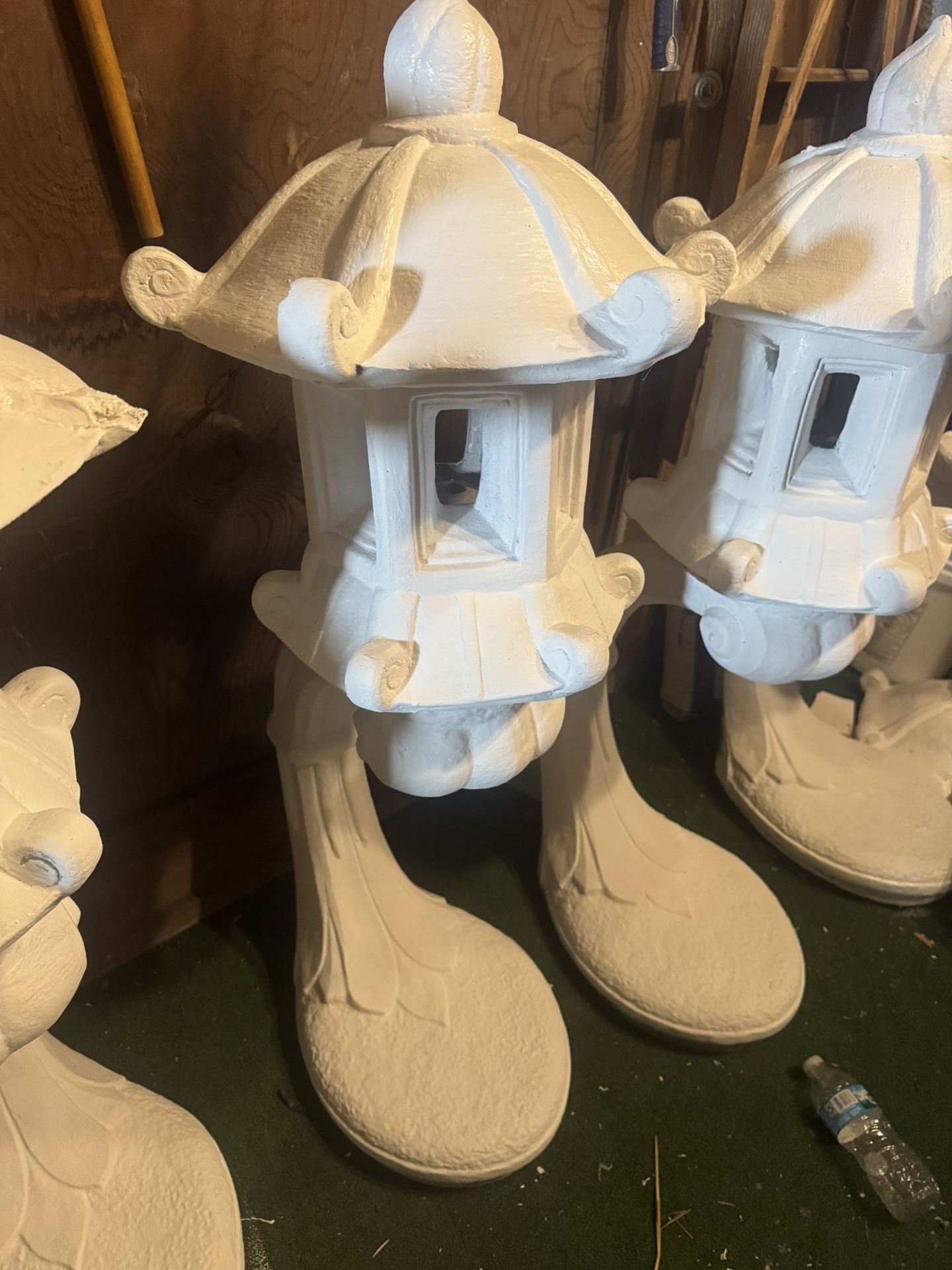 Japanese Cement Pagodas