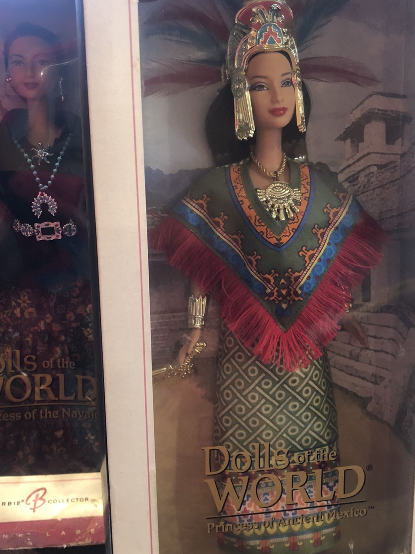 Barbie - Princess Of Ancient Mexico And One Other Barbie