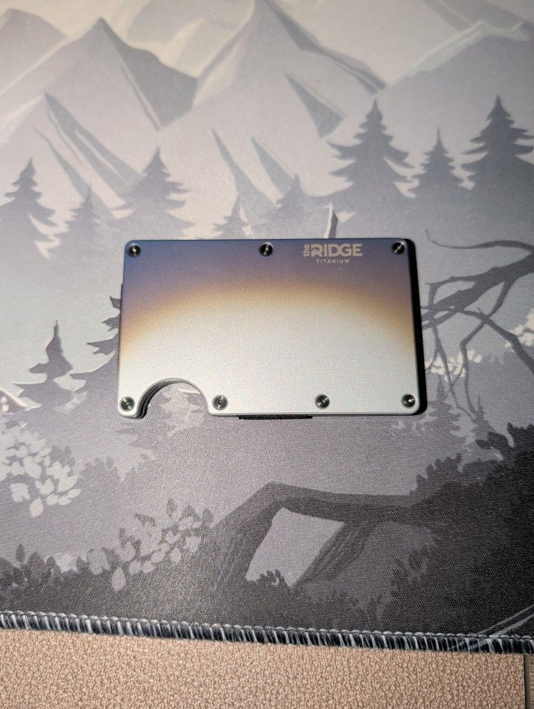 Ridge Titanium Wallet 