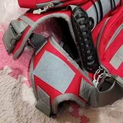 Large Dog Harness Vest With Side Bags New 