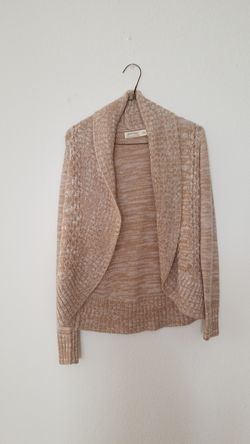 Faded Glory acrylic cardigan. Size S (4-6). Caramel color.
