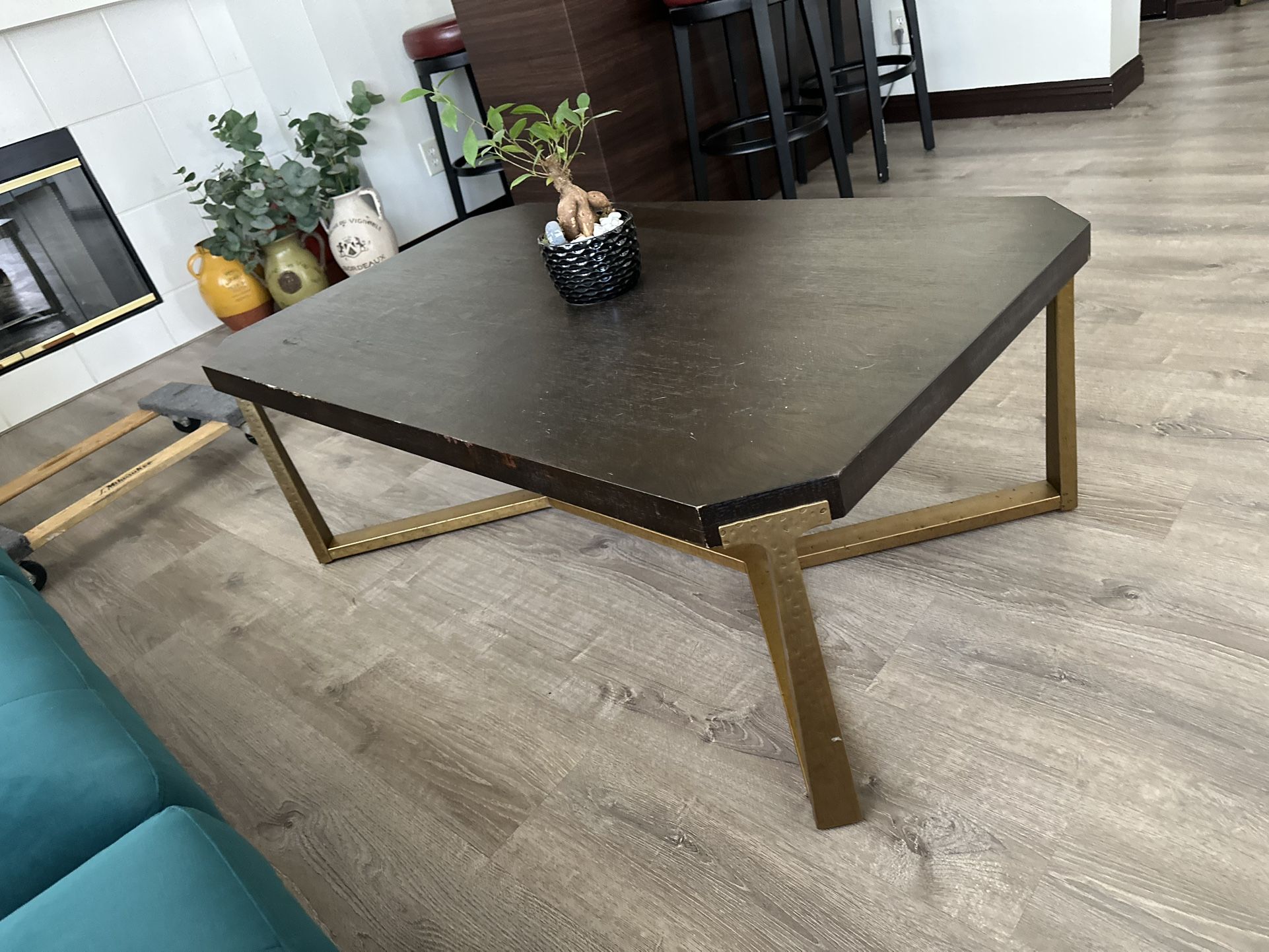 Decorative Table Set (Coffee Table And Matching Table