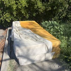 KING size Foam type mattress that has been cut in half!