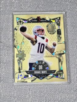 2024 Drake Maye RC 2/3 Wild Card 5 Card Draw Football