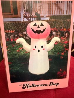 The Halloween Shop Inflatable Ghost Pumpkin Decoration