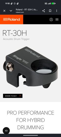 Roland single trigger for drummer