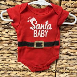 Newborn, Santa Baby Onesie