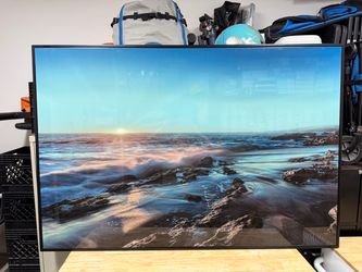 Large Framed Coastal Ocean Wall Art – Black Frame
