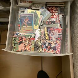 Over 2000 Cards ,Football And Baseball. There are Different Varieties. 
