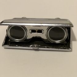 Vintage Opera Glasses With Crystal Lens