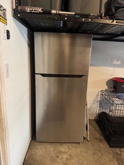 Stainless steel fridge