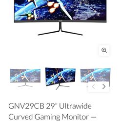 Viotek 29” Curved Gaming Monitor