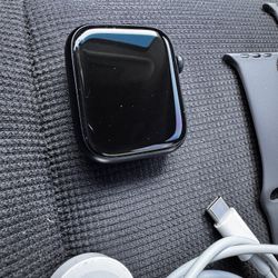 Apple Watch Series 9 (GPS + Cellular 45mm) Midnight Aluminum Case with Midnight Sport Band M/L 