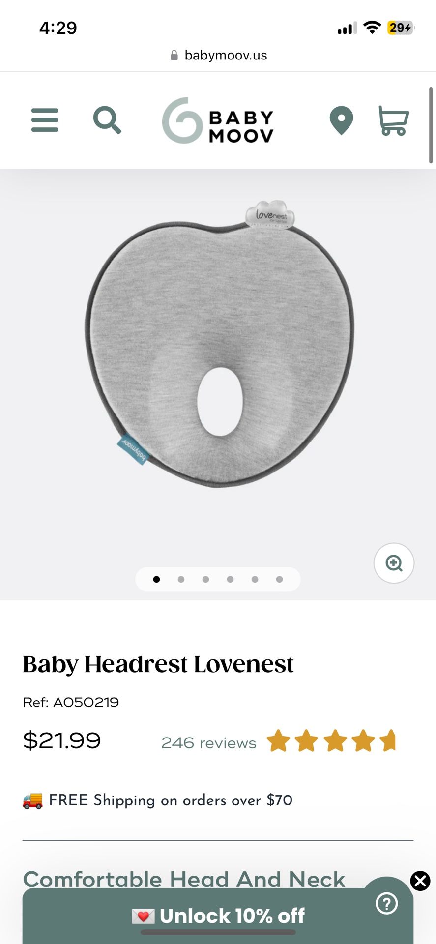 Lovenest babymoov Pillow For Newborns