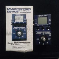 Single Stompbox For Guitar 100 Total Effects Add More With Bluetooth
