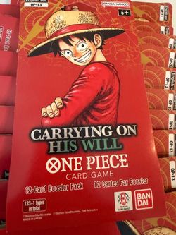 One Piece Card Game OP-13: Carrying On His Will Booster Pack (English)