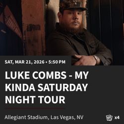 LUKE COMBS 4 Tickets !!!