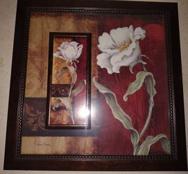 Limited Edition Artwork by Sarah Kaye
Framed Wall Decor 
(18.5 x 18.5")