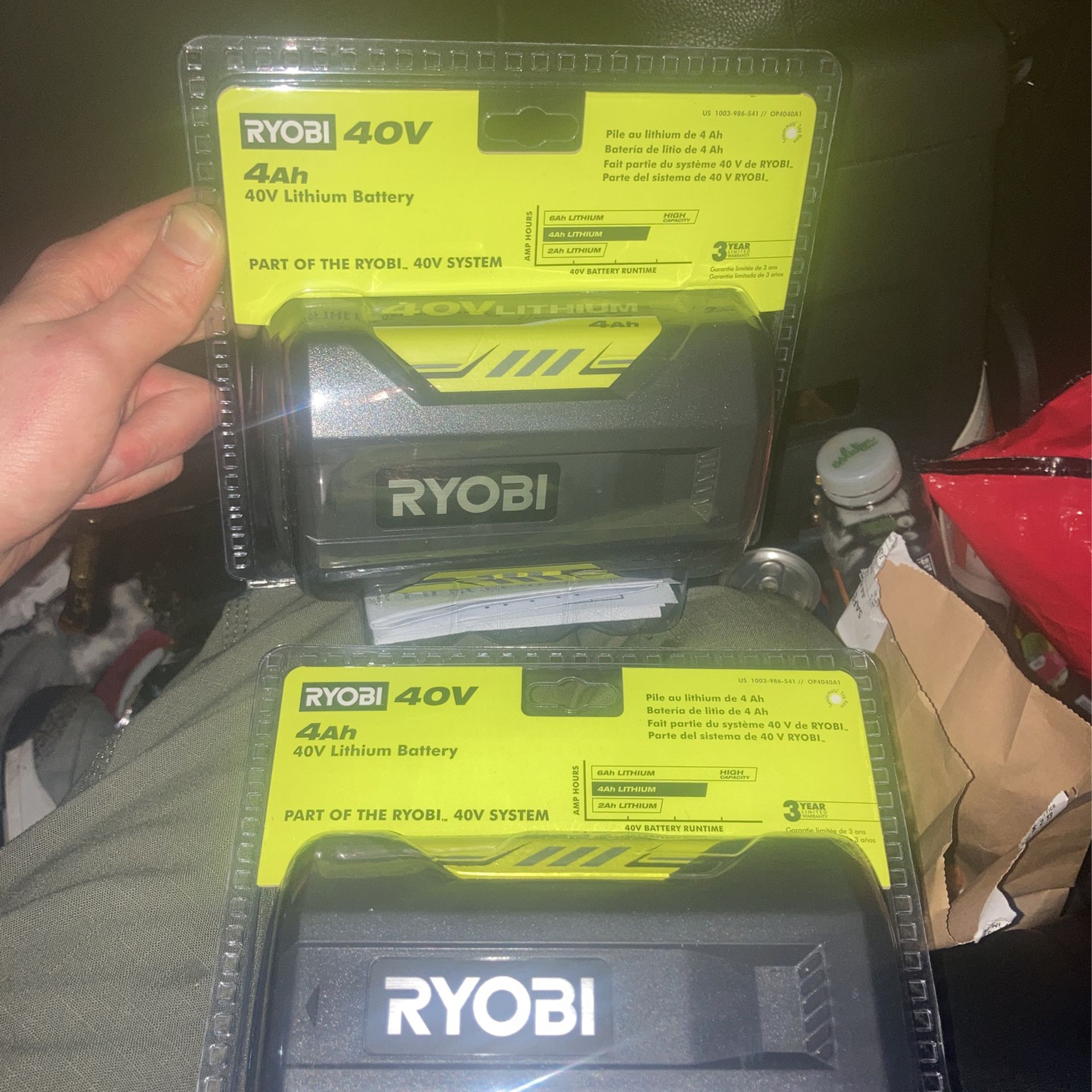 Ryobi 40V 4Ah Battery