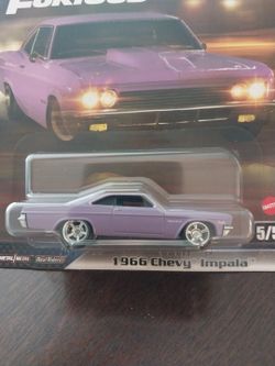 HOTWHEELS PREMIUM FAST & FURIOUS 1966 CHEVY IMPALA REAL RIDERS 5/5 $ 15 DOLLARS