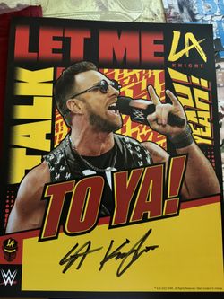 LA KNIGHT signed Autograph