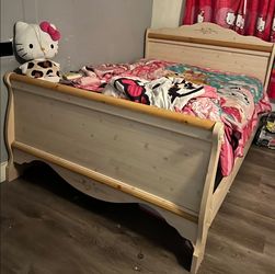 Full size bed frame and dresser