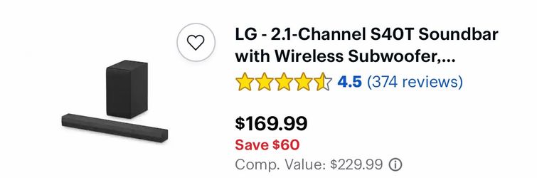 LG soundbar brand new in box