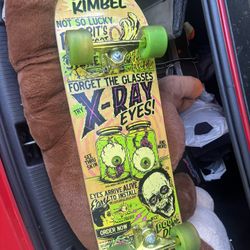 Skate Board Brand New Slump Ball Wheels Krux Trucks Willi Kimbill Board 