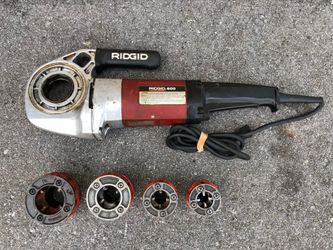 Ridgid Pipe Threader Model 600 With Dies 