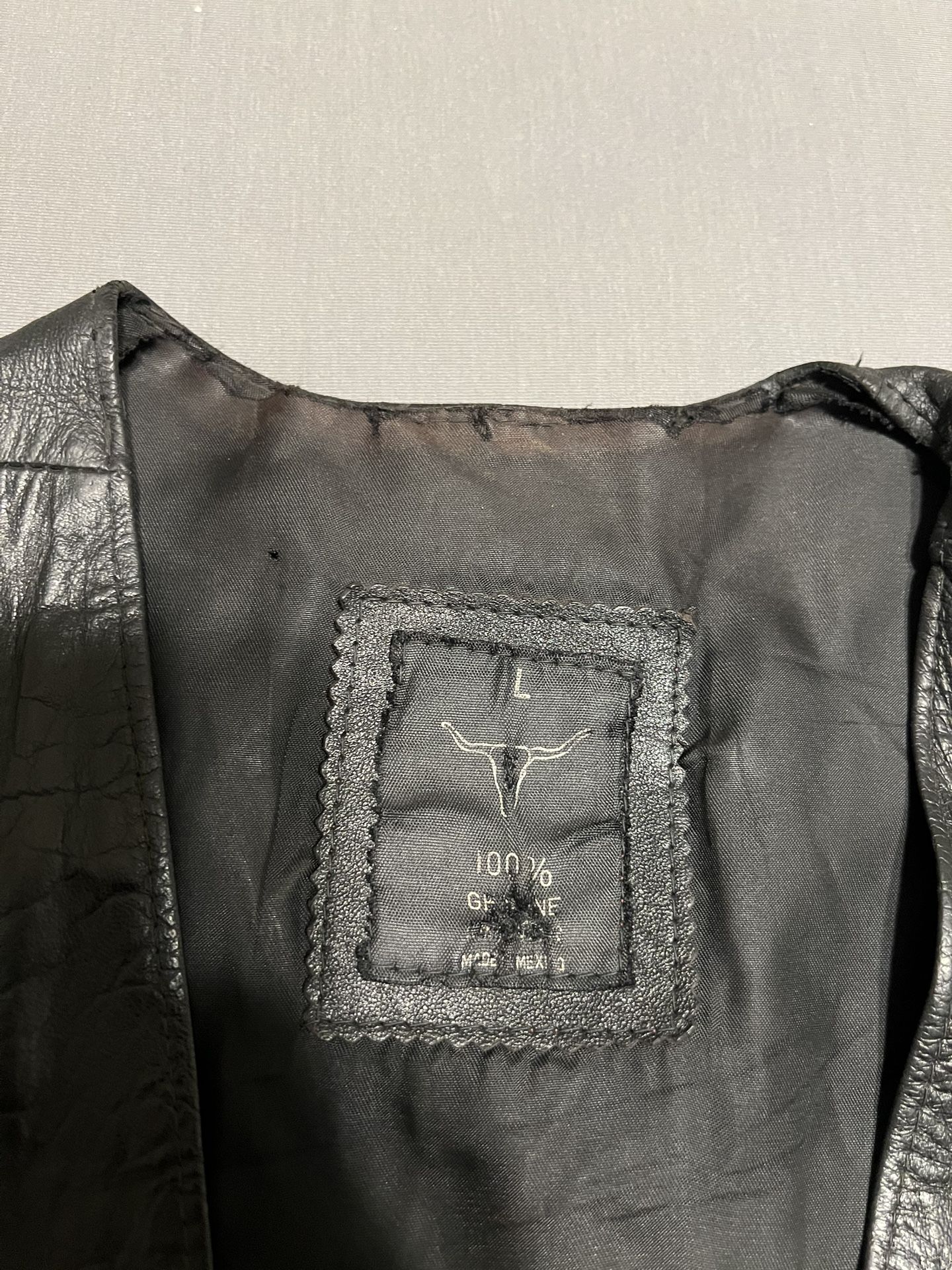 Vintage 80s Leather Harley Davidson Vest