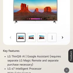 Lg 86” Tv 4k In Box