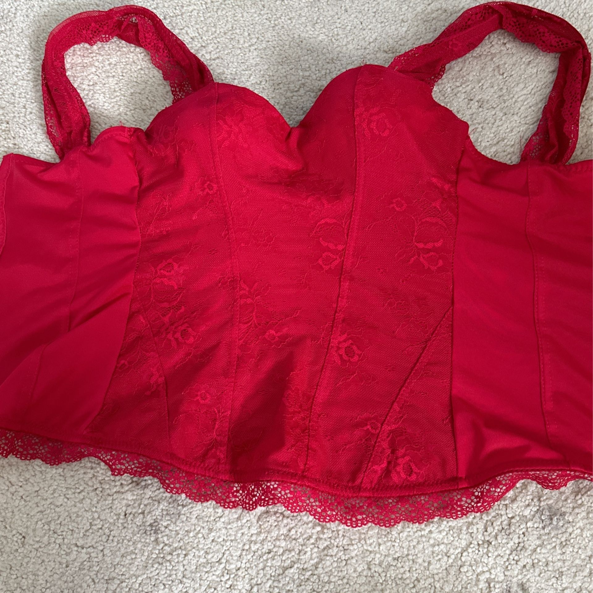 Spirit Halloween Red Corset