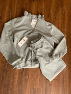 Gray Alo Quarter Zip